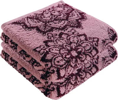 Produktbild von Erwin Müller Duschtuch Mandala" 2er-Pack altrosa/beere 70x140 cm"