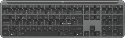 Immagine prodotto di Logitech Signature Slim K950, Dimensioni complete (100%), Senza fili, RF senza fili + Bluetooth, Interruttore a forbice, QWERTY, Grafite
