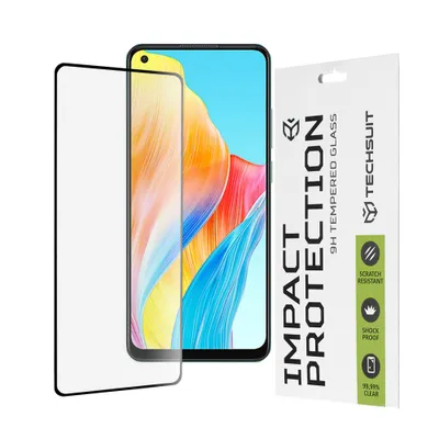 Obrázok produktu pre Techsuit - 111D Full Cover / Full Glue Glass ochranné sklo pre Oppo A78 4G - čierne