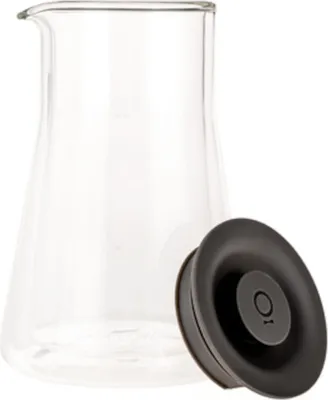 Produktbild von KARAFFE Wasserkaraffe Glaskaraffe mit Deckel Weinkaraffe Doppelwandig 0,6 l