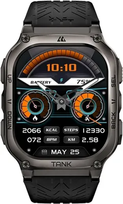 Produktbild von KOSPET Tank M3 Smartwatch 49 mm mit Bluetooth Anrufen AMOLED Display IP69K wasserdicht 170 Sportmodi Militärstandard Fitnessuhr für Android iOS