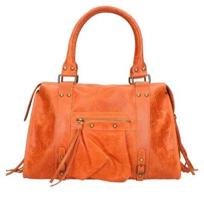 Zdjęcie produktu dla Torba na Ramię Damska ze Zamszu Drukowanego z Regulowanym Paskiem Italy Blue Jeans UNICA 41x28x13 cm