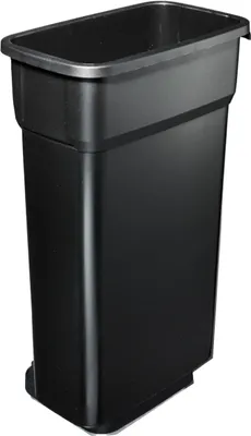 Image de Collecteur de déchets 70l H730xL490xP290mm noir ROTHO
