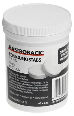Immagine prodotto di Gastroback 91830 Pastiglie per la pulizia di tutte le macchine da caffè e da espresso