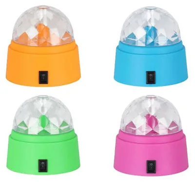 Image de Lampe disco avec 6 lumières LED
