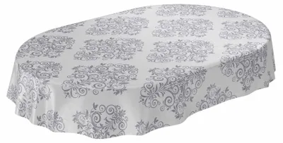 Wachstuchtischdecke abwaschbar 140 x 200 cm oval Schnittkante, Ansicht 5