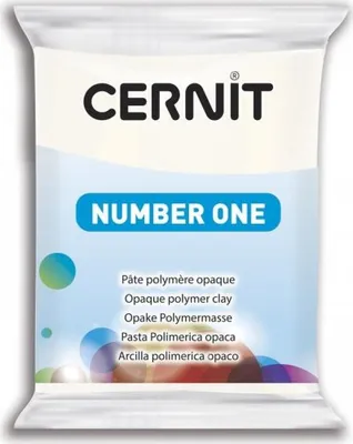 Immagine prodotto di Cernit Argilla Polimerica N°1 Argilla Polimerica Bianco Opaco 56 g