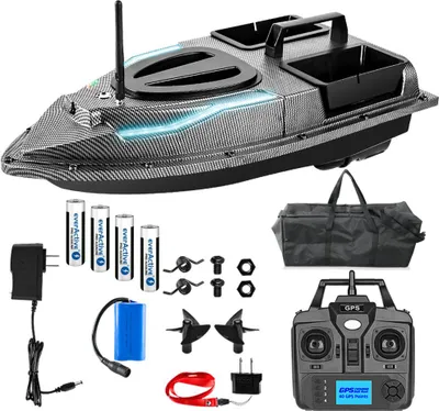 Obrázok produktu pre Flytec V900 GPS RC 2 kŕmidlá 1500g Rozsah 500m LCD diaľkové ovládanie Autopilot Taška