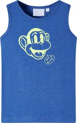 Produktbild von Kinder-Tanktop Blau Melange 92