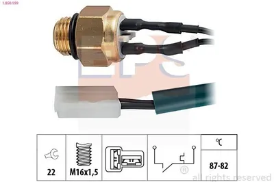 Produktbild von EPS 1.850.199 Temperaturschalter Kühlerlüfter Thermoschalter für MARUTI 800 Schrägheck für SUZUKI ALTO