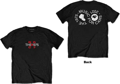 Produktbild von The 1975 Music For Cars (Back Print) Black M T-Shirt