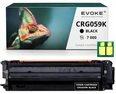 Immagine prodotto di Cartuccia toner compatibile per stampante Canon CRG-059K 3623C001 CRG059, colore nero, resa di 7.000 pagine, compatibile con i-SENSYS LBP852Cx, con chip