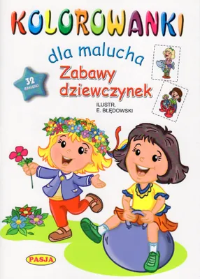 Immagine prodotto di Kolorowanka Zabawy dla dziewczynek z naklejkami 16 stron