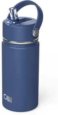 Produktbild von Isolierte 420ml Kinder-Trinkflasche aus Edelstahl, 14oz, kalt