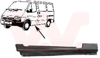 Produktbild von VAN WEZEL 1895103 Schweller Reparaturblech Einstiegblech Links für FORD TRANSIT Kasten (T) TRANSIT Bus (T) TRANSIT Pritsche/Fahrgestell (T)