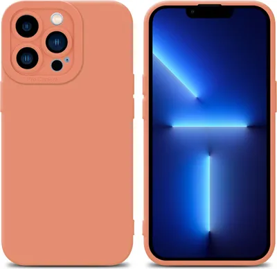 Produktbild von Cadorabo Hülle für Apple iPhone 12 PRO Schutz Hülle in Orange TPU Silikon Etui Case Handyhülle