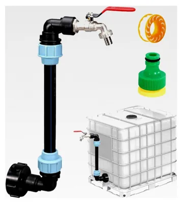 Produktbild von IBC Schwanenhals 3/4" Auslaufhahn für Regenwassertanks und IBC-Container