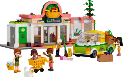Produktbild von LEGO 41729 Friends -Laden, Supermarkt Spielset mit Charakteren aus der Serie 2023, Spielzeug-Geschäft für Mädchen und Jungen ab 8 Jahren