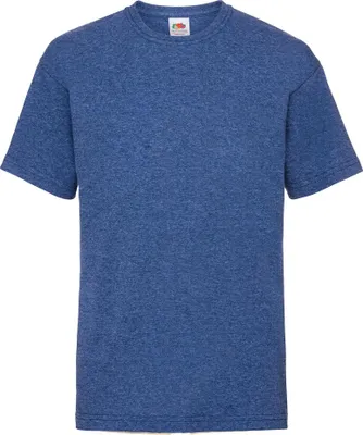 Produktbild von Fruit of the Loom Valueweight T Kids Farbe: retro royalblau meliert Größe: 104