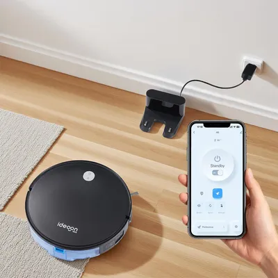 Produktbild von 3in1 Saug-Wischroboter: 3 kPa Leistung, Automatischer Bodenreiniger mit bürstenlosem Motor und App-Steuerung. Reinigt bis 120 m², Ihr Smart Home Putz