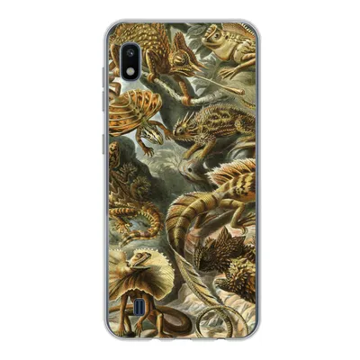Produktbild von MuchoWow® Handyhülle Schutzhülle Hülle für Samsung Galaxy A10 Lacertilia - Alte Meister - Kunst Silikon Softcase Handy Hülle - Schutzhülle