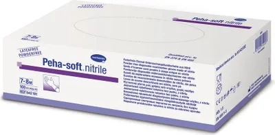 Immagine prodotto di Guanti non sterili in nitrile Peha-Soft senza polvere L 100 pz