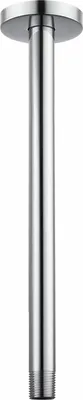 Produktbild von Duscharme für das Badezimmer mit festem Duschschlauch an der Decke - universeller Anschluss - Ersatzarm für Regendusche - 1/2 NPT (405 cm verchromt)