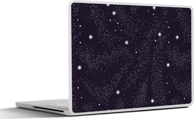 Produktbild von MuchoWow® Laptop Aufkleber Sticker Cover Weltraum - Sternenhimmel - Kinder - Design 40x30 cm - Laptop Dekoration - Selbstklebend