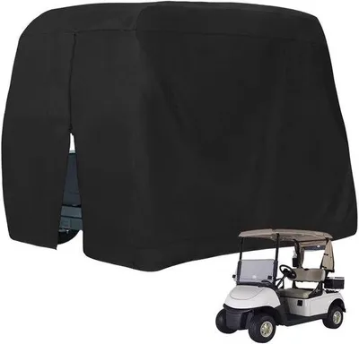 Produktbild von Golfkarhoes aus Oxford-Stoff, 275x122x168 cm, wasserdicht, winterfest, sonnenschutzfähig