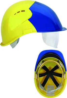 Zdjęcie produktu dla Kask ochronny VOSS VisorLight, żółty siarkowy