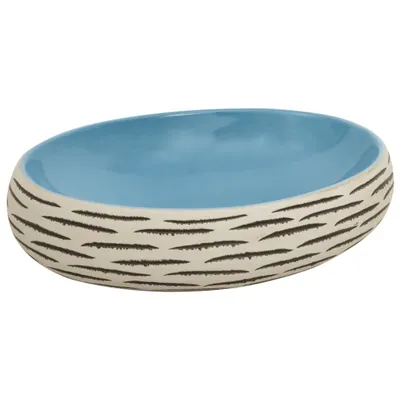 Produktbild von Aufsatzwaschbecken Mehrfarbig Oval 59x40x15 cm Keramik
