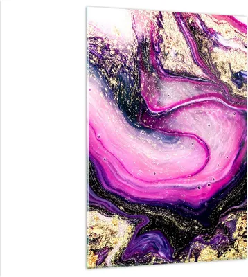 Produktbild von Bilder auf glas - Einteilig - Abstraktion modern - 80x120cm - Glasbilder - Wandbilder - Bilder - zum Aufhängen bereit - Wanddekoration aus Glas - Glas Bilder - Wandbild auf Glas - GPA80x120-3502