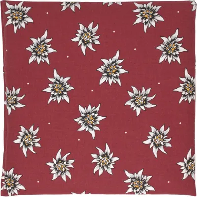 Produktbild von Kirschkernkissen 19x19cm Blume-Edelweiß - Wärmekissen und Kältekompresse. Kirschkernsäckchen 19 x 19 cm