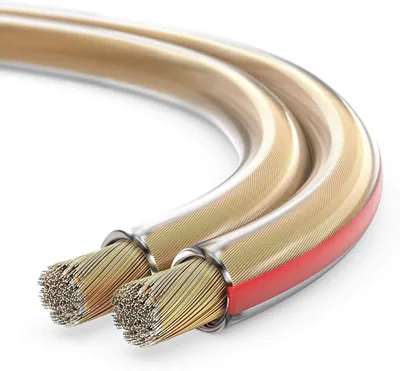 Produktbild von conecto 50m Lautsprecherkabel Lautsprecher Boxen Kabel 2x4,0mm² CCA transparent