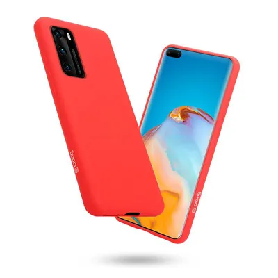 Produktbild von Crong Color Cover - Huawei P40 Hülle (Rot)