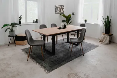 Produktbild von Ausziehbarer Esstisch Damon 160/200x90 - Artisan Eiche/Anthrazit