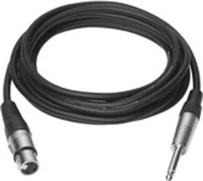 Produktbild von Vivolink PROAUDXLRJACK5, XLR, Männlich, 6.35mm, Männlich, 5 m, Schwarz