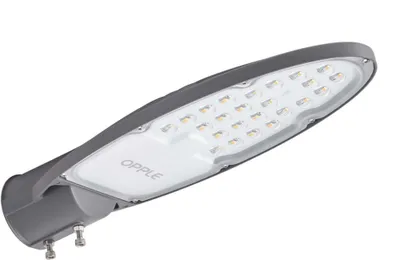 Produktbild von OPPLE Lighting LEDStreetlight-E2 20W-4000, Hängende Außenbeleuchtung, Grau, Aluminium, Polycarbonat (PC), IP66, Straße, I