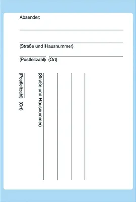 Produktbild von HERMA Adressetiketten 5731 weiß 80,0 x 110,0 mm