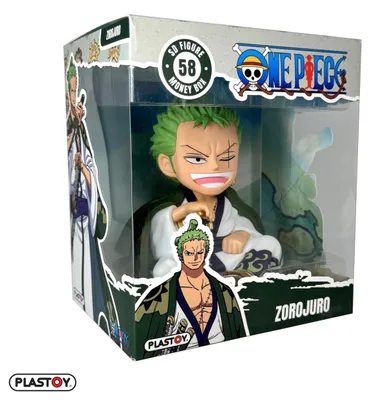 Image de Tirelire - PLASTOY - One Piece Zorojuro - Plastique - 15 cm