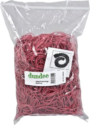 Produktbild von dundee Gummiringe rot, Ø 4,0 cm, 1000,0 g