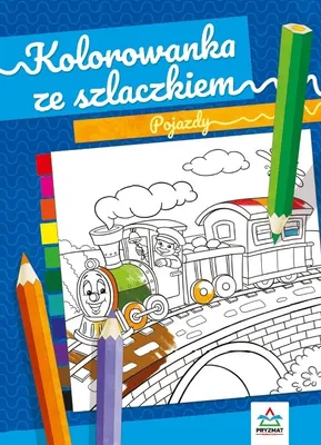 Zdjęcie produktu dla Kolorowanka ze szlaczkami Pojazdy dla dzieci