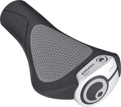 Produktbild von Ergon GC1 Fahrradgriffe Regular lang lang für gebogene Lenker Flügelgriff Aluklemme