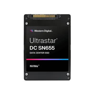 Produktbild von WD Ultrastar DC SN655 WUS5EA138ESP7E1 - SSD - 3.84 TB - intern - 2.5" (6.4 cm) - U.3 PCIe 4.0 (NVMe)