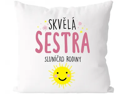 Obrázek produktu pro Polštář Skvělá sestra