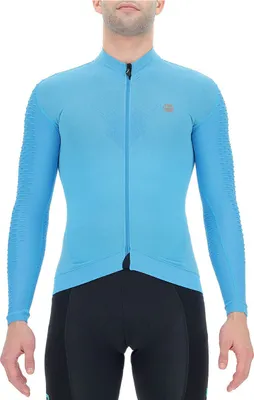 Produktbild von UYN Airwing Winter langarm Fahrradtrikot Herren turquoise/black XL