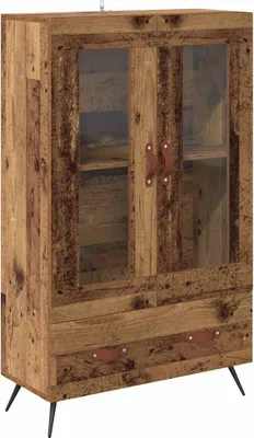 Image de Haut Armoire avec tiroir Bois Ancien 69,5 x 31 x 115 cm