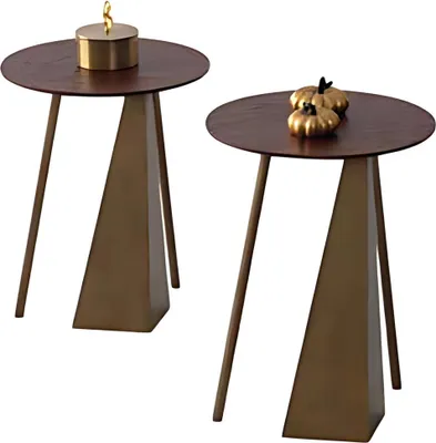 Image de Deux tables d'appoint avec plateau stylé Table basse