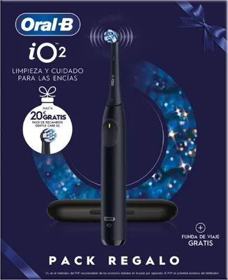 Produktbild von Cepillo de Dientes Oscilante Rotativo Braun Oral-B iO 2 3 Modos 2 Cabezales Sensor de Presión Temporizador Estuche