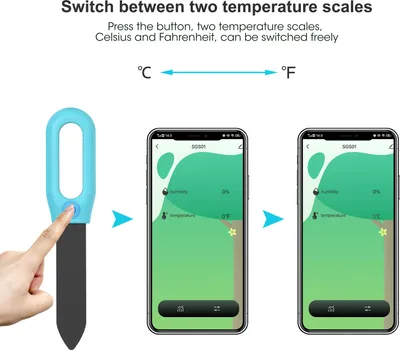 Zdjęcie produktu dla Tester gleby Tuya ZigBee Miernik wilgotności gleby Miernik temperatury i wilgotności Detektor wilgotności Telefon komórkowy Sterowanie aplikacją Tuya